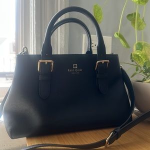 Kate Spade leather black shoulder bag purse